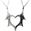 ALCHEMY GOTHIC Collier Couple/Amitié 'Darkling Heart' 1 ALCHEMY GOTHIC Collier Couple/Amitié 'Darkling Heart' -ALCHEMY GOTHIC shop collier coupleamitie darkling heart