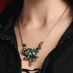 ALCHEMY GOTHIC Collier 'Gorgon's Eye' -ALCHEMY GOTHIC shop collier gorgon s eye 1 3