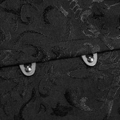 Pyon Pyon Corset 'Amuria' En Jacquard Noir -ALCHEMY GOTHIC shop corset amuria en jacquard noir 7