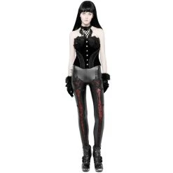 PUNK RAVE Corset 'Black Palace' En Dentelle Noire 18 PUNK RAVE Corset 'Black Palace' En Dentelle Noire -ALCHEMY GOTHIC shop corset black palace en dentelle noire 4
