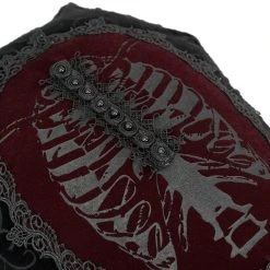 DEVIL FASHION Coussin Cercueil Imprimé 'Skeleton' -ALCHEMY GOTHIC shop coussin cercueil imprime skeleton 3