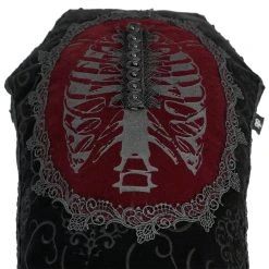 DEVIL FASHION Coussin Cercueil Imprimé 'Skeleton' -ALCHEMY GOTHIC shop coussin cercueil imprime skeleton 4