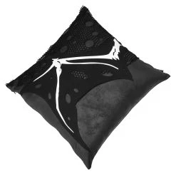 DEVIL FASHION Coussin Imprimé 'Wing Bone' Noir 17 DEVIL FASHION Coussin Imprimé 'Wing Bone' Noir -ALCHEMY GOTHIC shop coussin imprime wing bone noir 3
