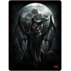 Spiral Direct Couverture Polaire 'Vamp Cat' Imprimée Recto-Verso