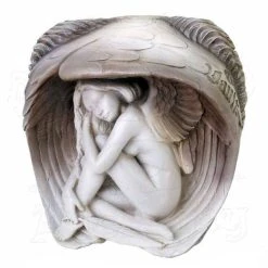 The Vault By Alchemy Crâne 'Angel Of Hades' En Résine 10 The Vault By Alchemy Crâne 'Angel Of Hades' En Résine -ALCHEMY GOTHIC shop crane angel of hades en resine 2