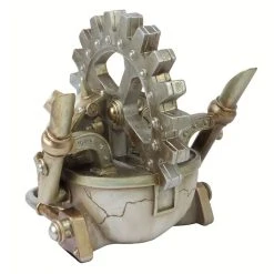 The Vault By Alchemy Crâne En Résine 'Steam Head' Skull -ALCHEMY GOTHIC shop crane en resine steam head skull 3