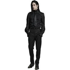 PUNK RAVE Cravate 'Goth Cross' Noire 16 PUNK RAVE Cravate 'Goth Cross' Noire -ALCHEMY GOTHIC shop cravate goth cross noire 3