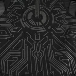 DEVIL FASHION Crop Top 'Cyber Game' Noir à Manches Longues -ALCHEMY GOTHIC shop crop top cyber game noir a manches longues 14