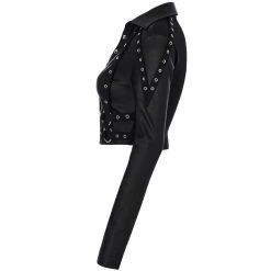 PUNK RAVE Crop Top 'Lamia' Noir 21 PUNK RAVE Crop Top 'Lamia' Noir -ALCHEMY GOTHIC shop crop top lamia noir 7