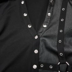 PUNK RAVE Crop Top 'Lamia' Noir 22 PUNK RAVE Crop Top 'Lamia' Noir -ALCHEMY GOTHIC shop crop top lamia noir 8