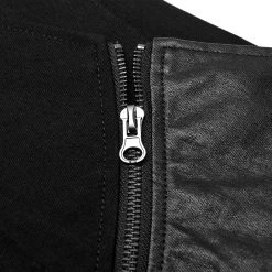 PUNK RAVE Demi-jupe Amovible Punk 'Alatheus' Noire -ALCHEMY GOTHIC shop demi jupe amovible punk alatheus noire 15