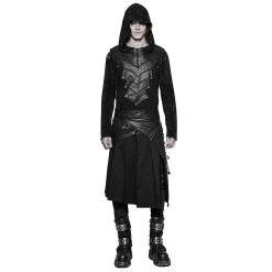 PUNK RAVE Demi-jupe Amovible Punk 'Alatheus' Noire -ALCHEMY GOTHIC shop demi jupe amovible punk alatheus noire 3