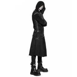 PUNK RAVE Demi-jupe Amovible Punk 'Alatheus' Noire -ALCHEMY GOTHIC shop demi jupe amovible punk alatheus noire 4