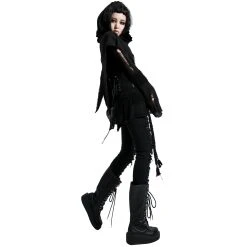 PUNK RAVE Echarpe à Capuche 'Hellebore' Noire -ALCHEMY GOTHIC shop echarpe a capuche hellebore noire 6