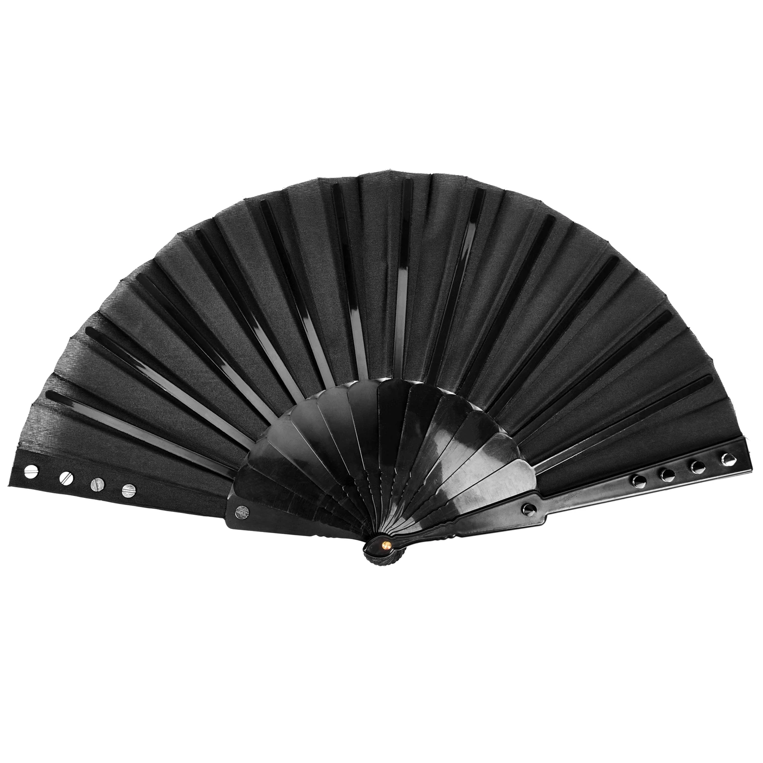 PUNK RAVE Eventail 'Gothic Spiked' Noir 3 PUNK RAVE Eventail 'Gothic Spiked' Noir