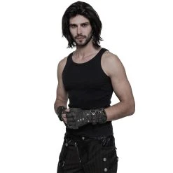 PUNK RAVE Gants 'Mad Max' Gris 18 PUNK RAVE Gants 'Mad Max' Gris -ALCHEMY GOTHIC shop gants mad max gris 3