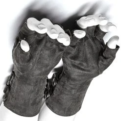 PUNK RAVE Gants 'Mad Max' Gris 23 PUNK RAVE Gants 'Mad Max' Gris -ALCHEMY GOTHIC shop gants mad max gris 8