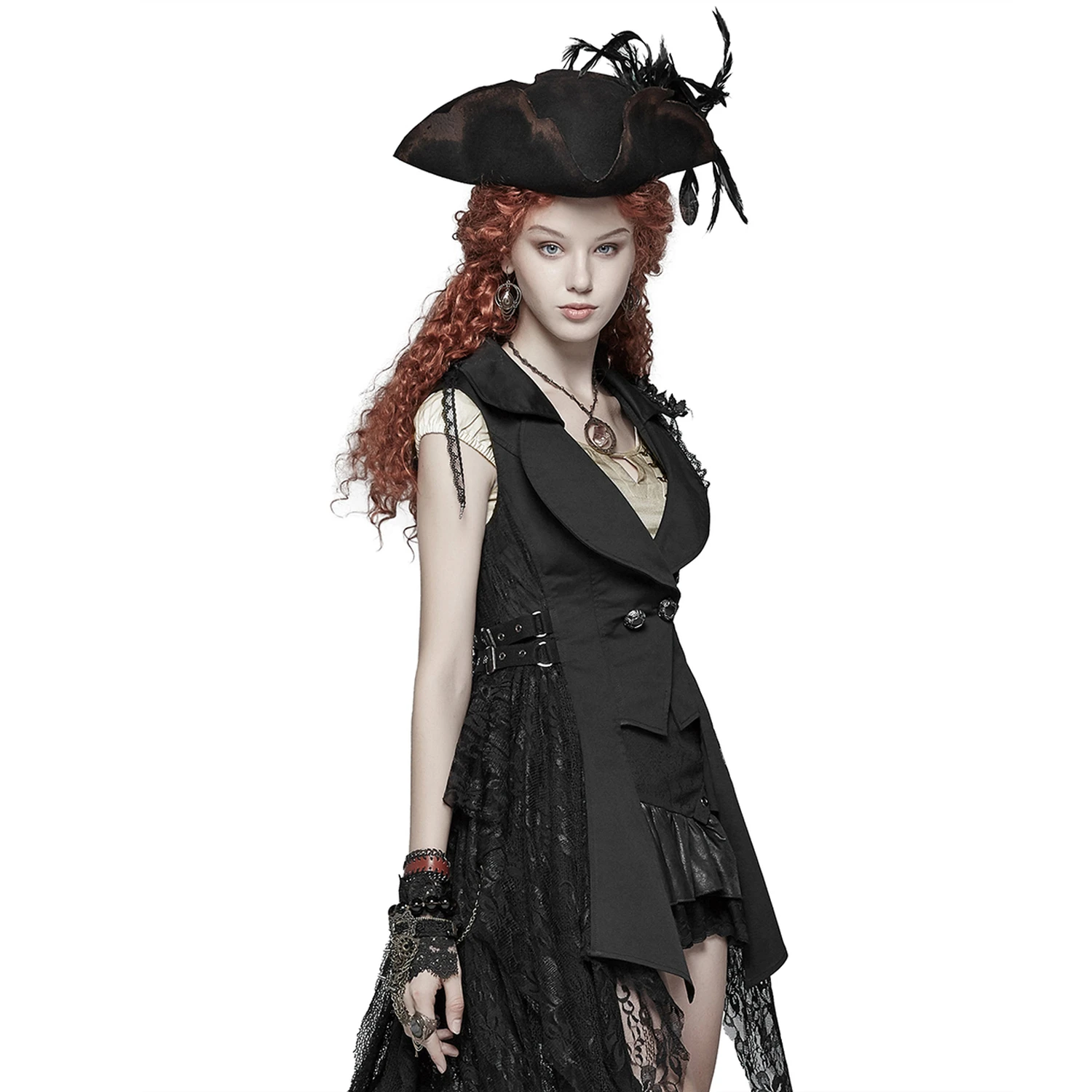 PUNK RAVE Gants Steampunk 'Gears And Spikes' En Dentelle 5 PUNK RAVE Gants Steampunk 'Gears And Spikes' En Dentelle – Image 3