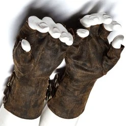 PUNK RAVE Gants Steampunk 'Mad Max' Marrons 21 PUNK RAVE Gants Steampunk 'Mad Max' Marrons -ALCHEMY GOTHIC shop gants steampunk mad max marrons 7