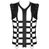PUNK RAVE Gilet 'Apocalypse' Noir