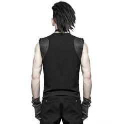 PUNK RAVE Gilet 'Apocalypse' Noir -ALCHEMY GOTHIC shop gilet apocalypse noir 2