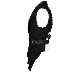 PUNK RAVE Gilet Asymétrique 'Decadent Grintalon' Noir 24 PUNK RAVE Gilet Asymétrique 'Decadent Grintalon' Noir -ALCHEMY GOTHIC shop gilet asymetrique decadent grintalon noir 8