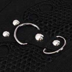 DEVIL FASHION Gilet 'Distressed Heavy Metal' Noir 40 DEVIL FASHION Gilet 'Distressed Heavy Metal' Noir -ALCHEMY GOTHIC shop gilet distressed heavy metal noir 18