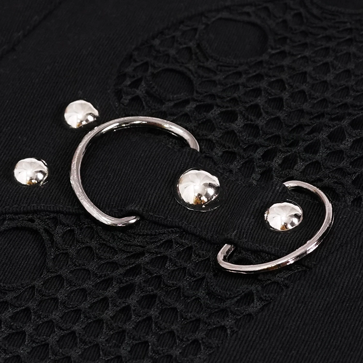 DEVIL FASHION Gilet 'Distressed Heavy Metal' Noir 21 DEVIL FASHION Gilet 'Distressed Heavy Metal' Noir – Image 19