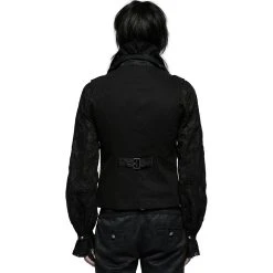 PUNK RAVE Gilet 'Gothic Noble Jacquard' Noir 18 PUNK RAVE Gilet 'Gothic Noble Jacquard' Noir -ALCHEMY GOTHIC shop gilet gothic noble jacquard noir 2