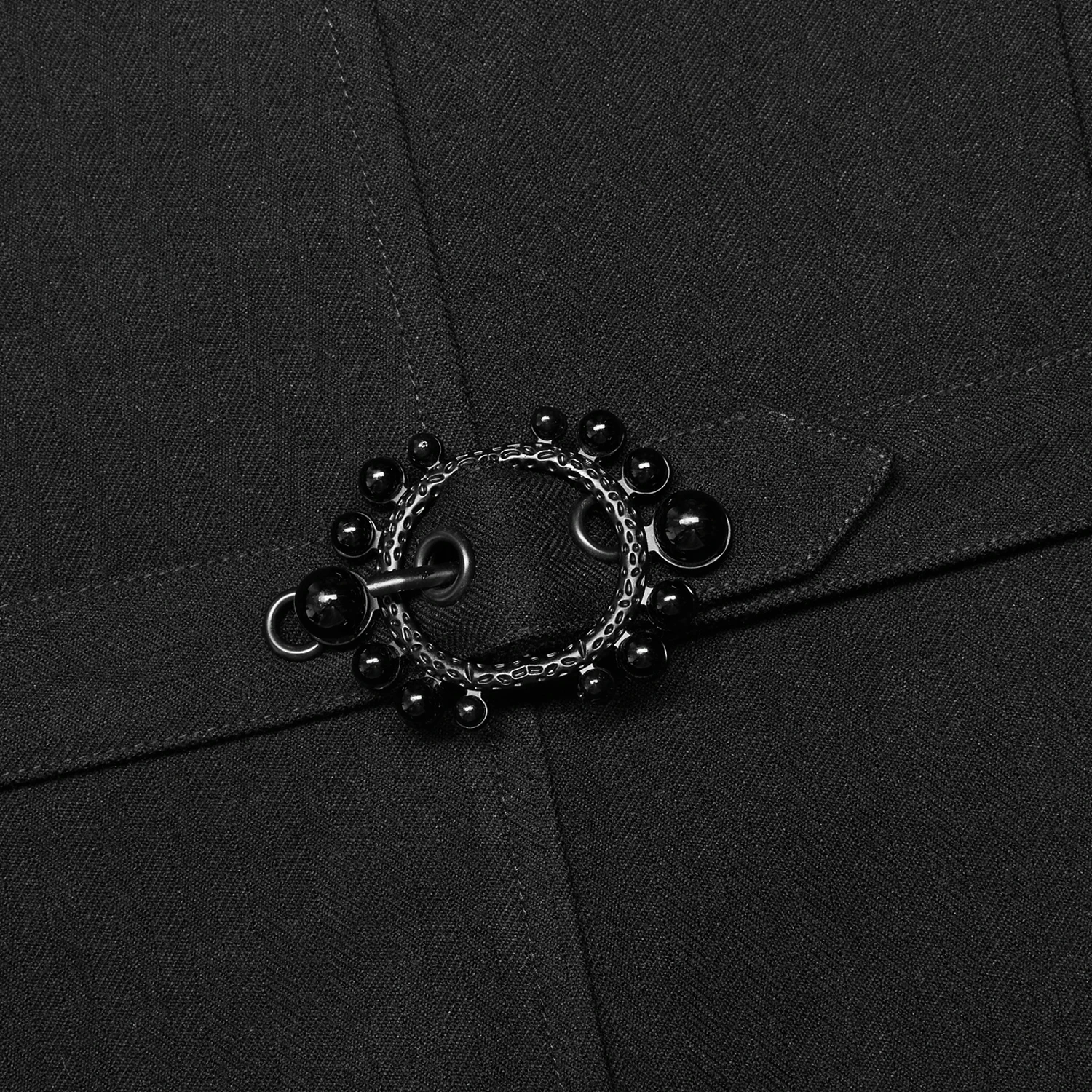 PUNK RAVE Gilet 'Gothic Patchwork' Noir 13 PUNK RAVE Gilet 'Gothic Patchwork' Noir – Image 11