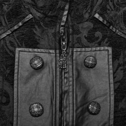 PUNK RAVE Gilet Gothique 'Arius' Noir 26 PUNK RAVE Gilet Gothique 'Arius' Noir -ALCHEMY GOTHIC shop gilet gothique arius noir 10