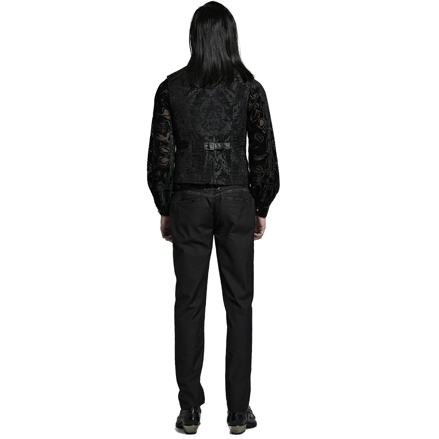 PUNK RAVE Gilet Gothique 'Arius' Noir 8 PUNK RAVE Gilet Gothique 'Arius' Noir – Image 6