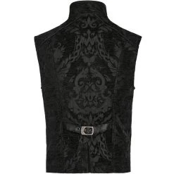 PUNK RAVE Gilet Gothique 'Arius' Noir 24 PUNK RAVE Gilet Gothique 'Arius' Noir -ALCHEMY GOTHIC shop gilet gothique arius noir 8