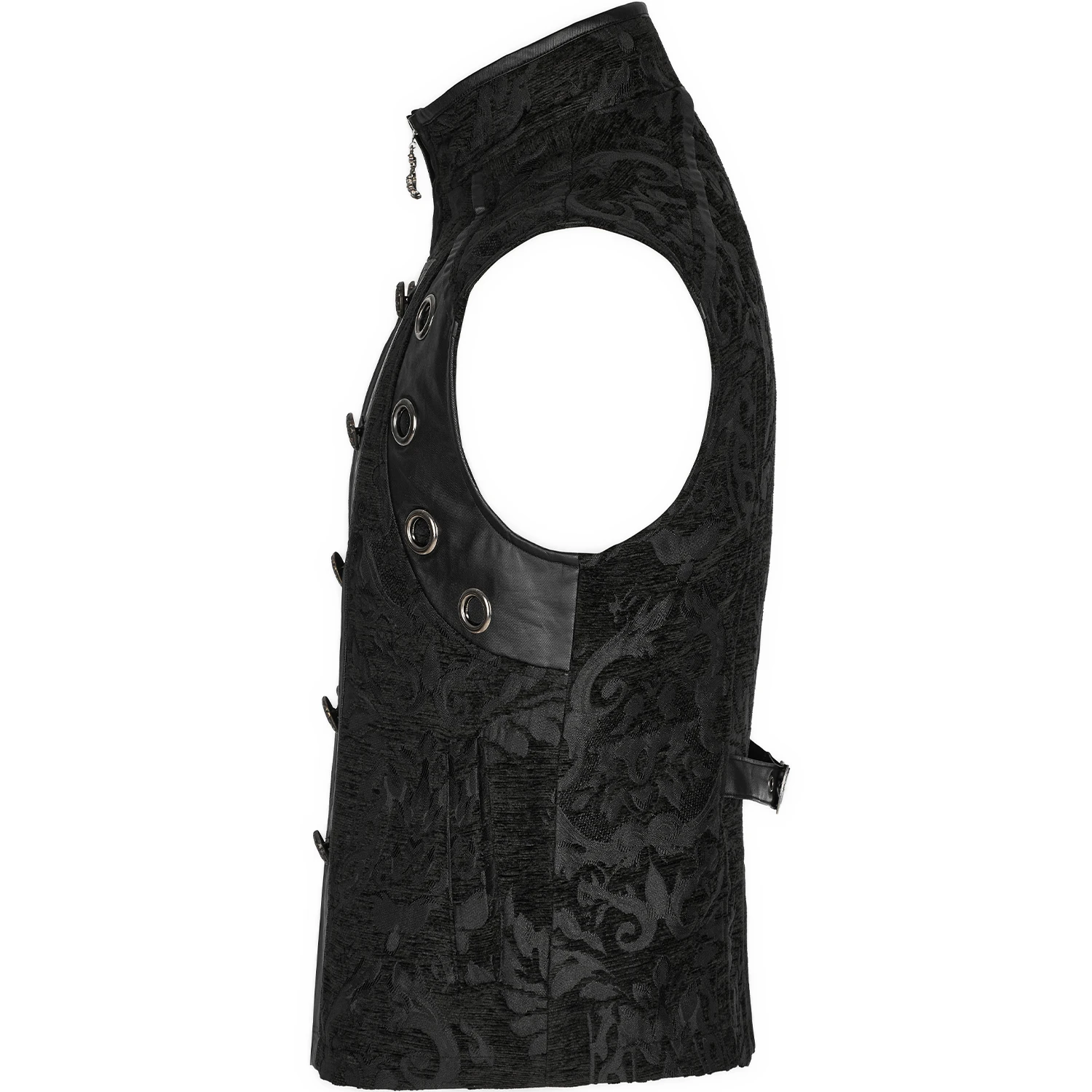 PUNK RAVE Gilet Gothique 'Arius' Noir 12 PUNK RAVE Gilet Gothique 'Arius' Noir – Image 10