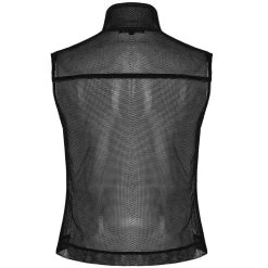 PUNK RAVE Gilet Gothique 'MeshMachine' Noir -ALCHEMY GOTHIC shop gilet gothique meshmachine noir 5