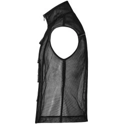 PUNK RAVE Gilet Gothique 'MeshMachine' Noir -ALCHEMY GOTHIC shop gilet gothique meshmachine noir 6
