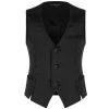 PUNK RAVE Gilet Gothique 'NightDreamer' Noir