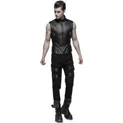 PUNK RAVE Gilet Gothique 'Orkus' Noir 18 PUNK RAVE Gilet Gothique 'Orkus' Noir -ALCHEMY GOTHIC shop gilet gothique orkus noir 4