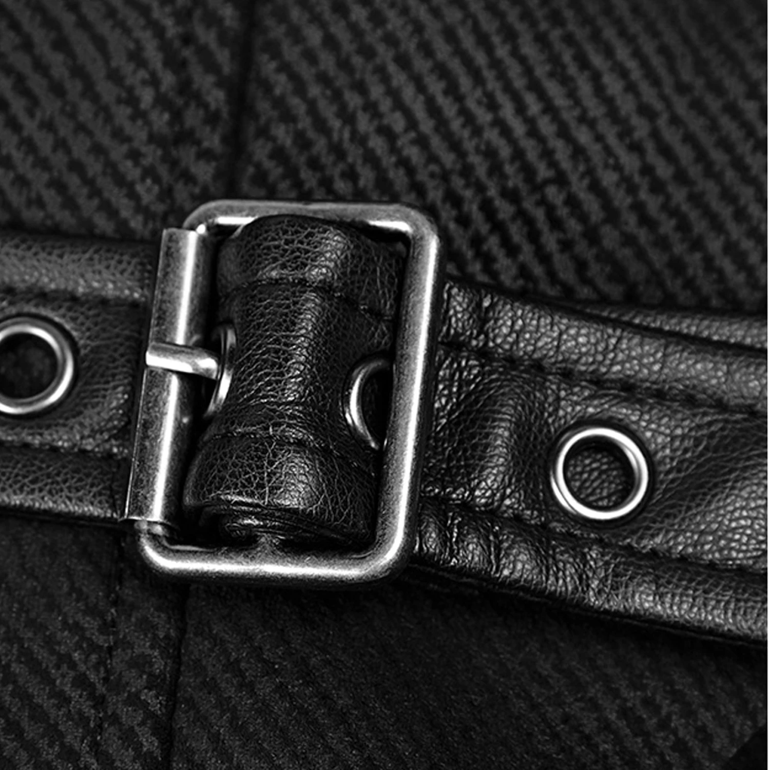 PUNK RAVE Gilet Gothique 'Taurus' Noir 14 PUNK RAVE Gilet Gothique 'Taurus' Noir – Image 12