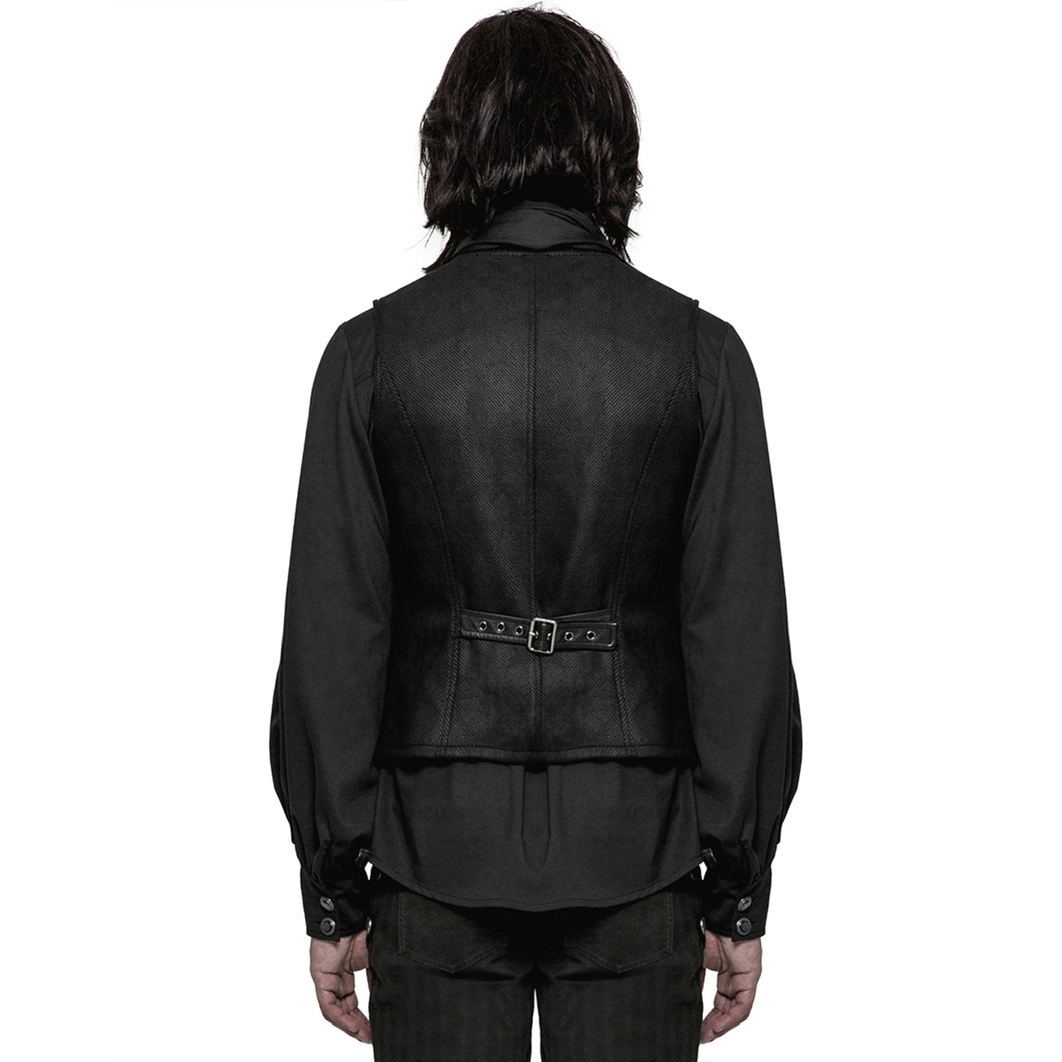 PUNK RAVE Gilet Gothique 'Taurus' Noir 9 PUNK RAVE Gilet Gothique 'Taurus' Noir – Image 7