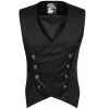 PUNK RAVE Gilet Gothique Victorien 'Cagliostro' Noir 1 PUNK RAVE Gilet Gothique Victorien 'Cagliostro' Noir -ALCHEMY GOTHIC shop gilet gothique victorien cagliostro noir