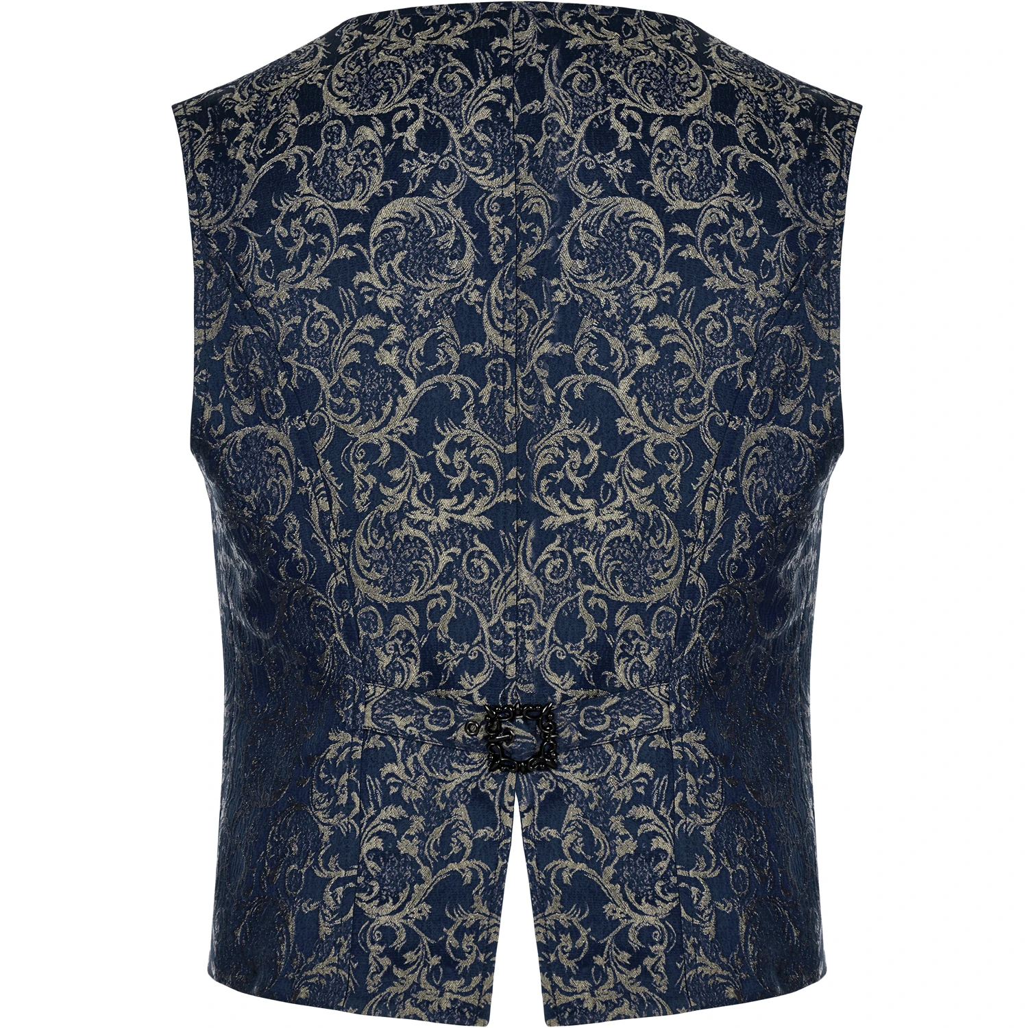 PUNK RAVE Gilet 'Lycidas' En Jacquard Bleu 11 PUNK RAVE Gilet 'Lycidas' En Jacquard Bleu – Image 9