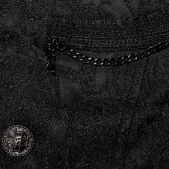 PUNK RAVE Gilet 'Lycidas' En Jacquard Noir 26 PUNK RAVE Gilet 'Lycidas' En Jacquard Noir -ALCHEMY GOTHIC shop gilet lycidas en jacquard noir 10