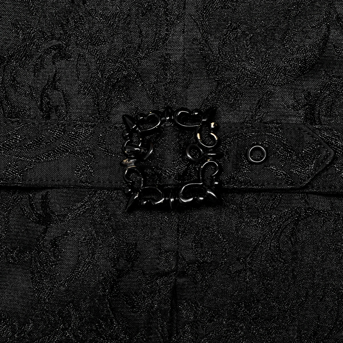 PUNK RAVE Gilet 'Lycidas' En Jacquard Noir 15 PUNK RAVE Gilet 'Lycidas' En Jacquard Noir – Image 13