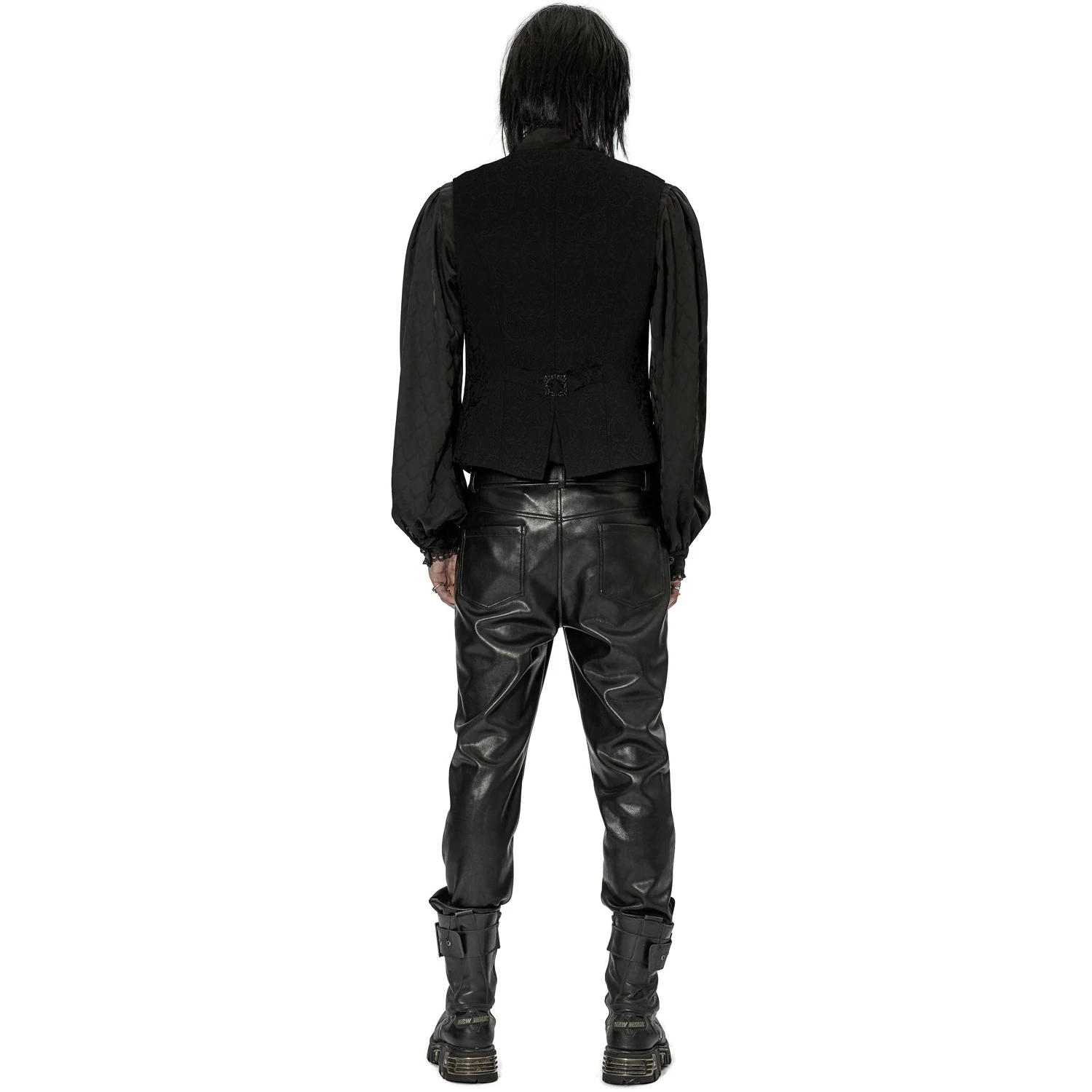 PUNK RAVE Gilet 'Lycidas' En Jacquard Noir 8 PUNK RAVE Gilet 'Lycidas' En Jacquard Noir – Image 6