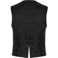 PUNK RAVE Gilet 'Lycidas' En Jacquard Noir 24 PUNK RAVE Gilet 'Lycidas' En Jacquard Noir -ALCHEMY GOTHIC shop gilet lycidas en jacquard noir 8