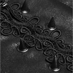 PUNK RAVE Gilet Underbust Steampunk 'Nereid' Noir -ALCHEMY GOTHIC shop gilet underbust steampunk nereid noir 15