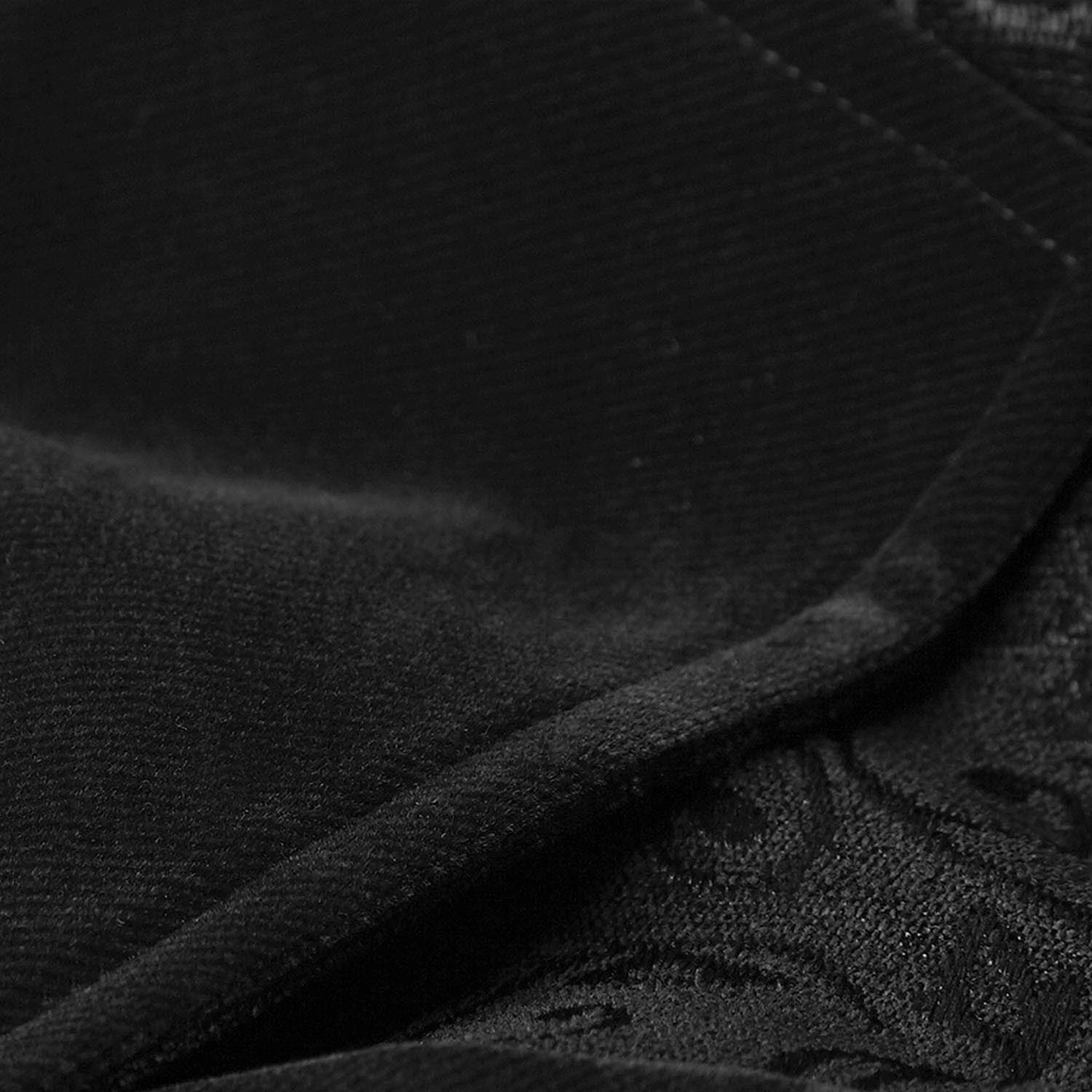 PUNK RAVE Gilet Victorien 'Gothic Regent' En Brocart Noir 13 PUNK RAVE Gilet Victorien 'Gothic Regent' En Brocart Noir – Image 11