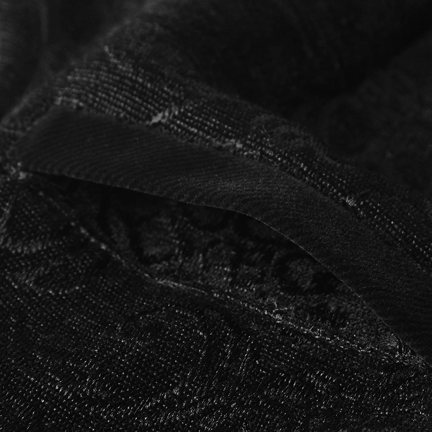 PUNK RAVE Gilet Victorien 'Gothic Regent' En Brocart Noir 12 PUNK RAVE Gilet Victorien 'Gothic Regent' En Brocart Noir – Image 10