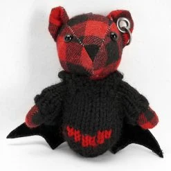 PUNK RAVE Gothic Red Bat Bear